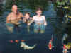 During the 4th of July weekend our daughter and 7 year old granddaughter came for the weekend. The temperature was hot, almost 100.